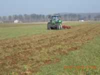 Deutz Fahr Agrotron M650 i Kongskilde Terra X 450