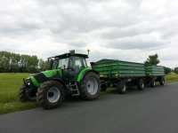 Deutz Fahr K110 + Wielton PRS-2/W12 long x2