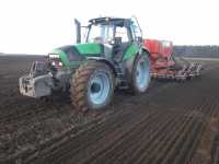 Deutz Fahr Agrotron M650 i Vaderstad Spirit 400 S Next