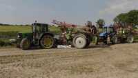 John Deere 6220 + Krukowiak Goliat & New Holland TD600 + Krukowiak Goliat /Spliszczynski|