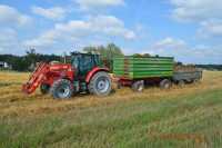 Massey Ferguson5435 & Pronar T672 & Rozrzutnik