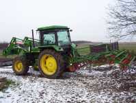 JD 1640 z agregatem Batyra 2,1m