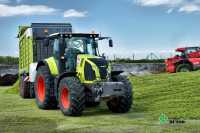 Claas Axion 830 + Claas Cargos 8500