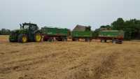 John Deere 7250R + MT14t +Pronar 10t + MT 10t