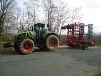 Claas Axion950+ Horsch Jocker 8RT