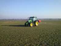 John Deere 5100M + Unia MX 850