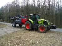 Claas Axion 830 + Horsch Leeb 8GS