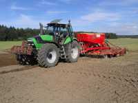 Deutz-Fahr Agrotron M650 i Vaderstad Spirit 400 S Next