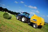 New Holland T6030 Delta + New Holland BR6090