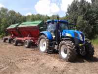 New Holland T6080 & 2x Pronar T672/1