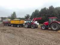 Case JXU 105 & WIELTON 10T & ROSZELMASZ & ZETOR FORTERRA 115