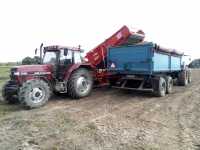 Case 5150 + Grimme, Kaessbohrer