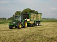 John Deere 6630  i Krone MX 370GD