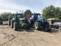 John Deere 6820, New Holland T7030 AC