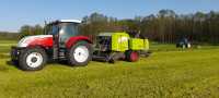 Steyr 6125 Profi + Claas uniwrap 375