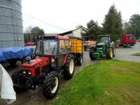 Zetor 7745 Turbo + Wielton & JD 6534