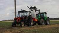 Zetor 7211 + MX premium i Deutz Fahr k110 + Stoll FZ 30+